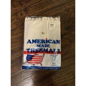 vtg American Made Thermals Long johns XL ankle length drawers in package thermal